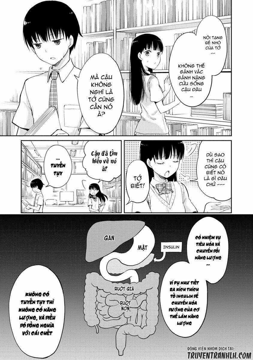 Kimi no Suizou wo Tabetai Chapter 1 trang 14