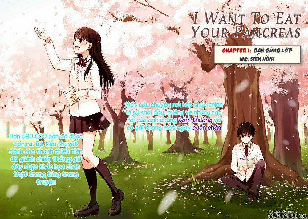 Kimi no Suizou wo Tabetai Chapter 1 trang 2