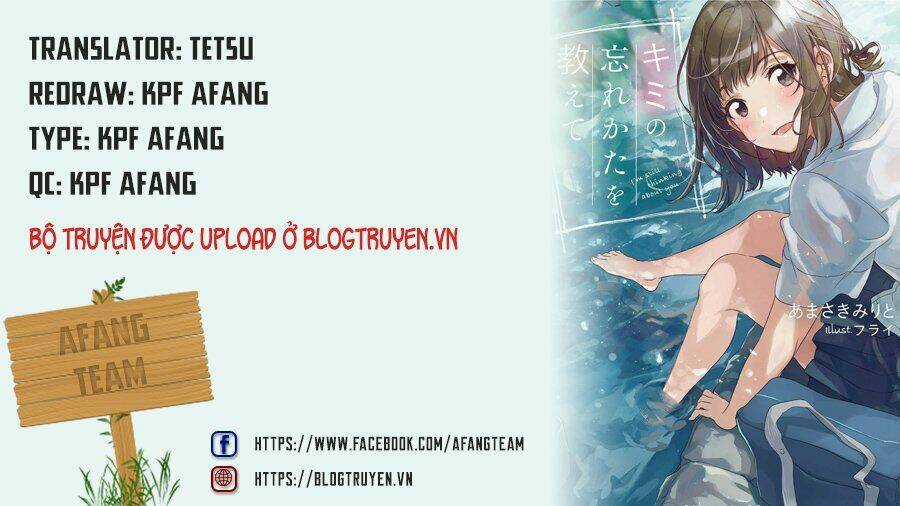 Kimi No Wasurekata Wo Oshiete Chapter 1 trang 0