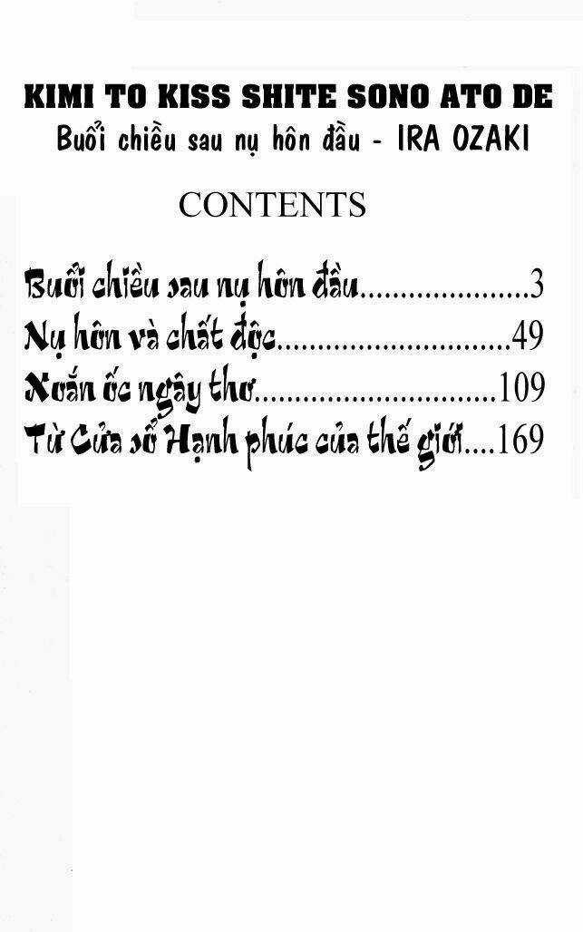 Kimi To Kiss Shite Sono Ato De Chapter 1 trang 6