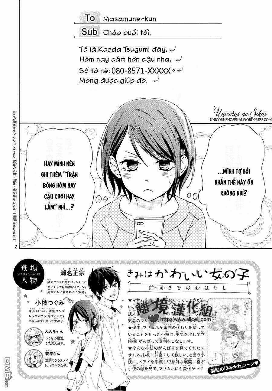 Kimi Wa Kawaii Onnanoko Chapter 4 trang 3