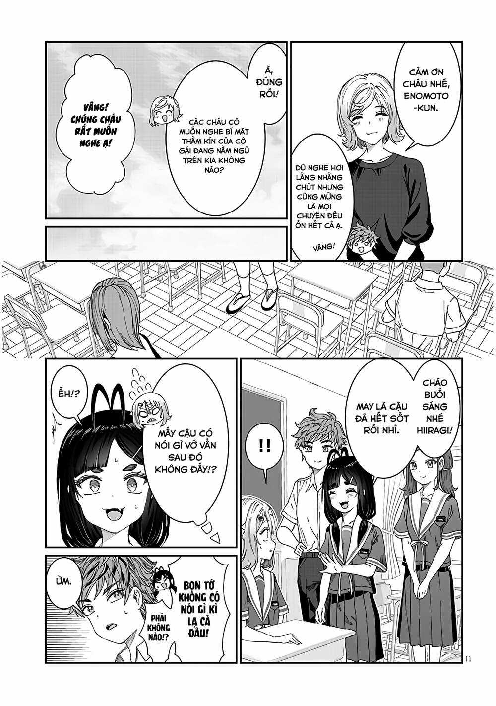 Kimi Wa Yakamashi Tojite Yo Kuchi Wo! Chapter 18 trang 11