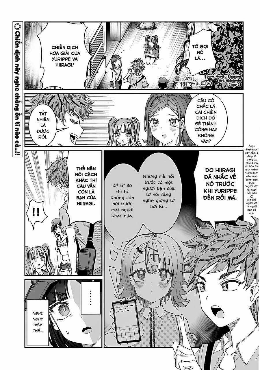 Kimi Wa Yakamashi Tojite Yo Kuchi Wo! Chapter 21 trang 1