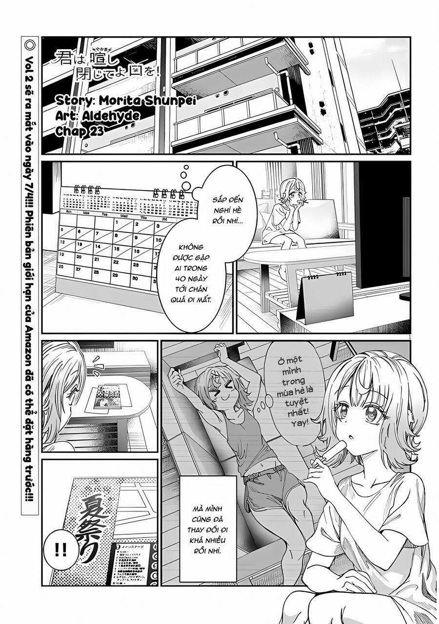 Kimi Wa Yakamashi Tojite Yo Kuchi Wo! Chapter 23 trang 1