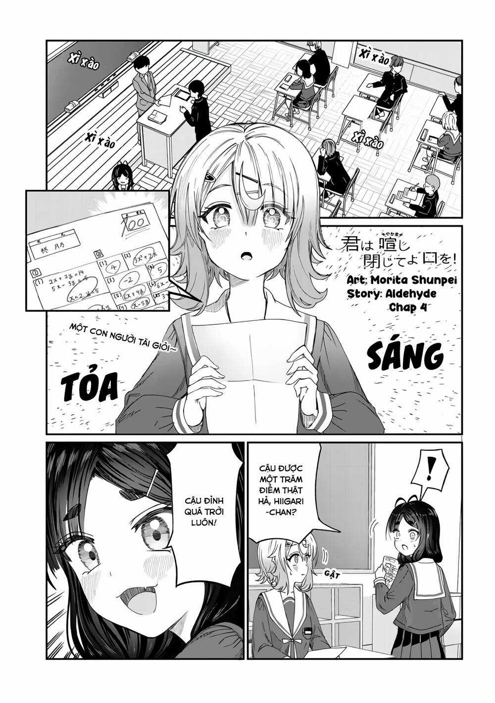 Kimi Wa Yakamashi Tojite Yo Kuchi Wo! Chapter 4 trang 0