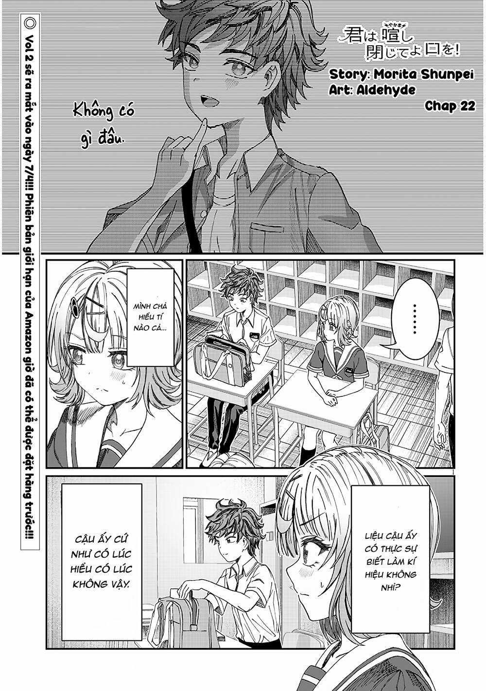 Kimi Wa Yakamashi Tojite Yo Kuchi Wo! Chapter 43 trang 1