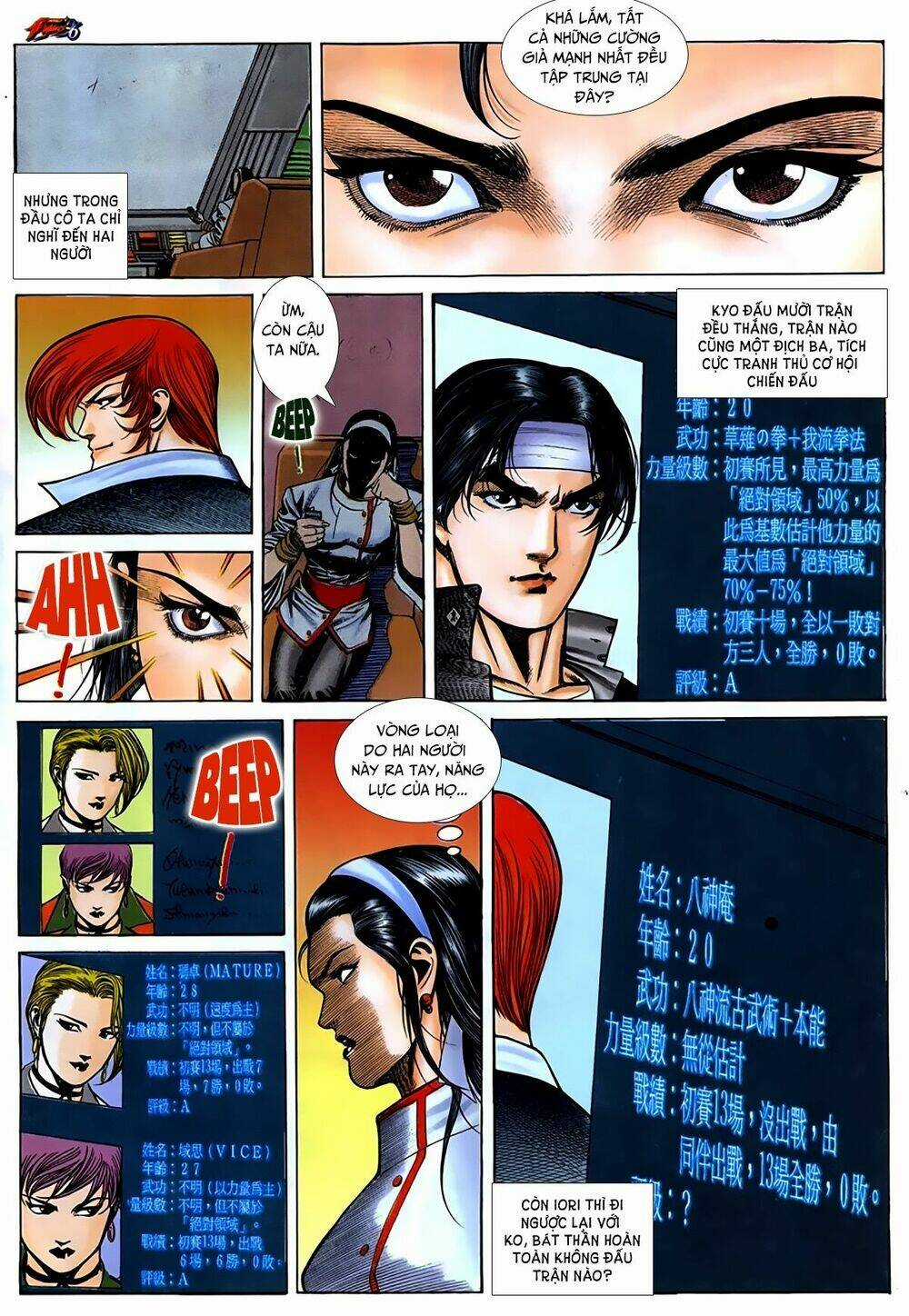 King Of Fighters Toàn Tập Chapter 13 trang 6