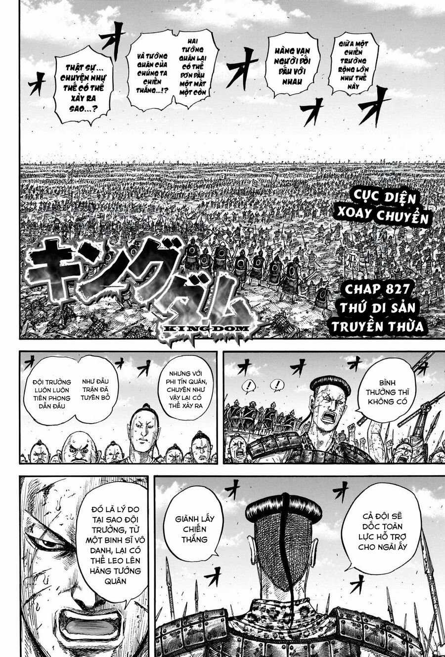 Kingdom - Vương Giả Thiên Hạ Chapter 827 trang 3