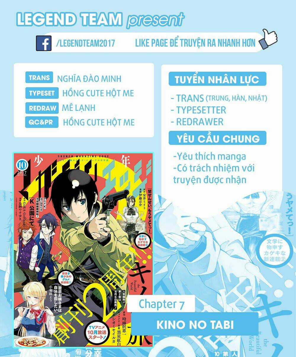 Kino No Tabi - The Beautiful World Chapter 7 trang 2