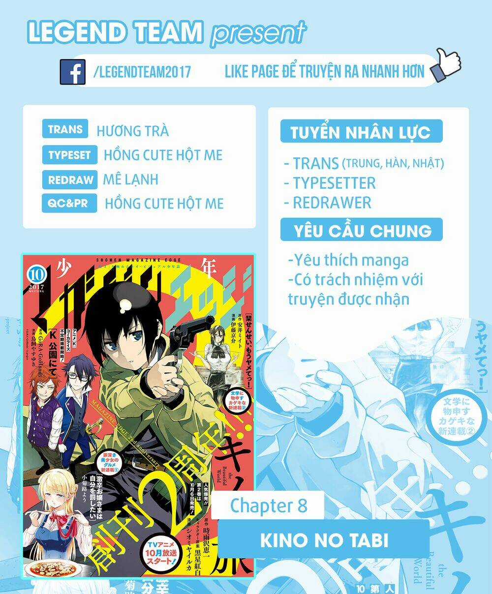 Kino No Tabi - The Beautiful World Chapter 8 trang 3