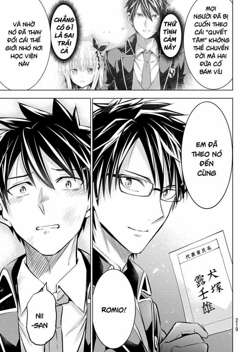 Kishuku Gakkou No Juliet Chapter 89 trang 19