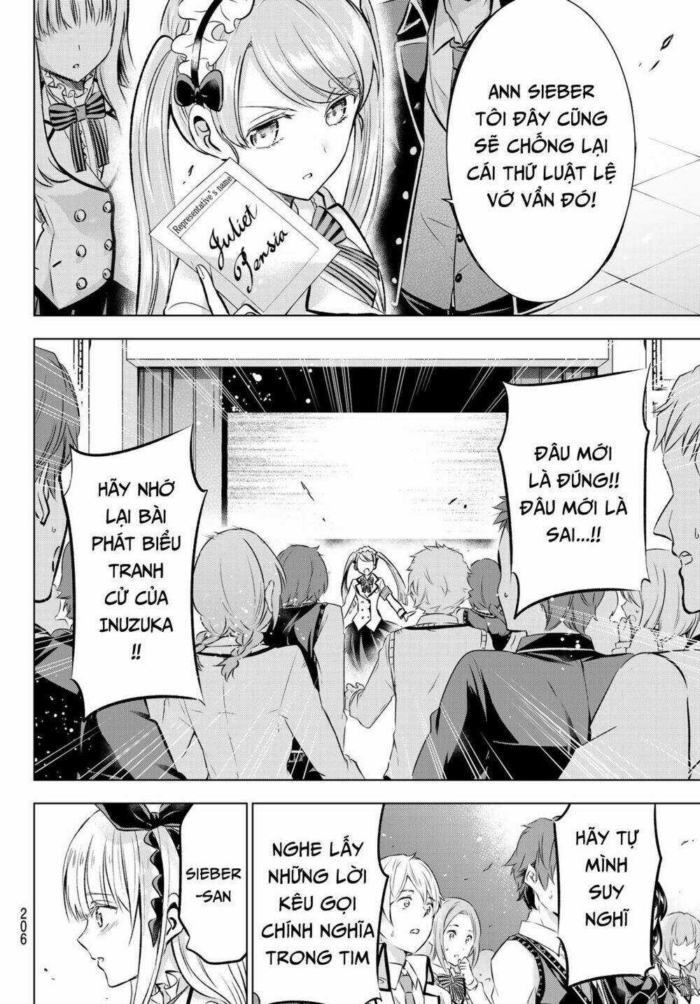 Kishuku Gakkou No Juliet Chapter 89 trang 7