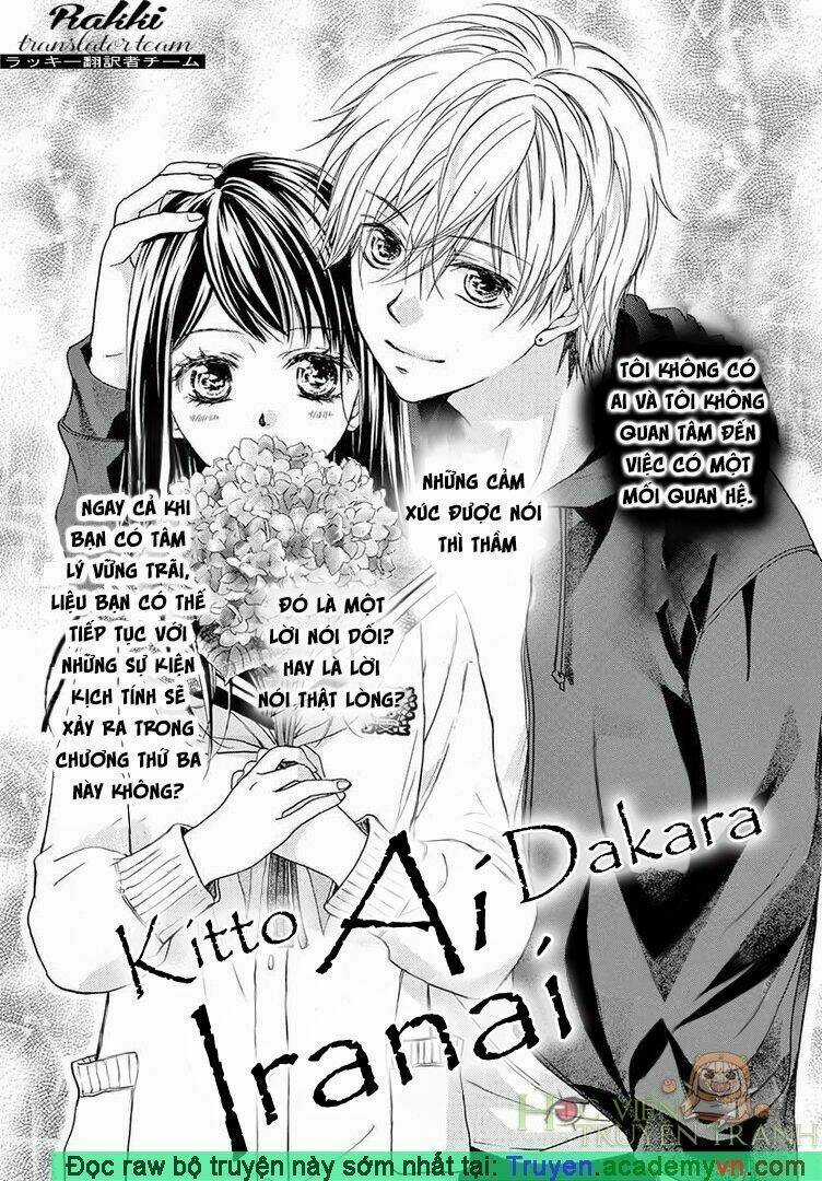 Kitto Ai Dakara, Iranai Chapter 3 trang 4