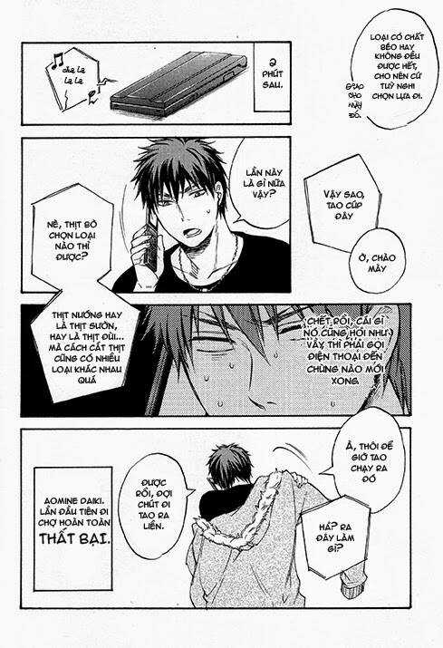 [Knb Doujinshi] Aokaga - Danshi Gohan Chapter 0 trang 7