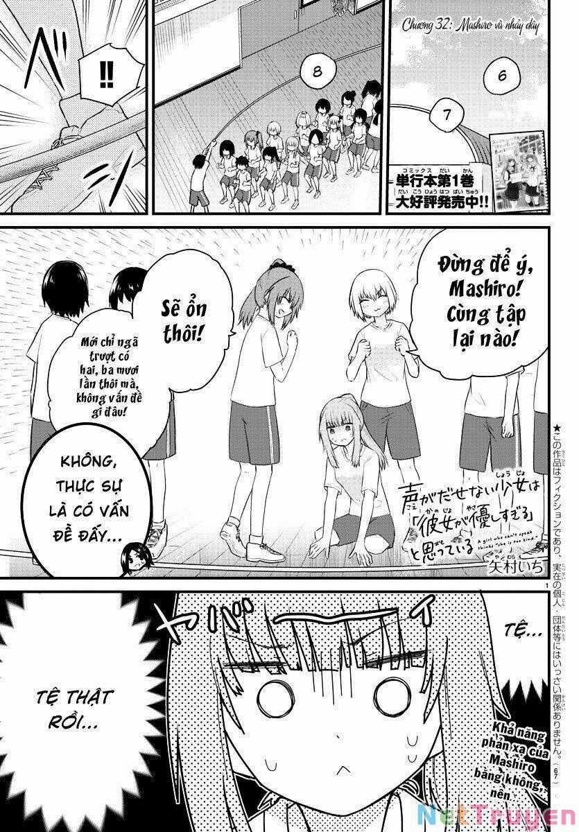 Koe Ga Dasenai Shoujo Wa "Kanojo Ga Yasashisugiru" To Omotte Iru Chương 32 trang 1