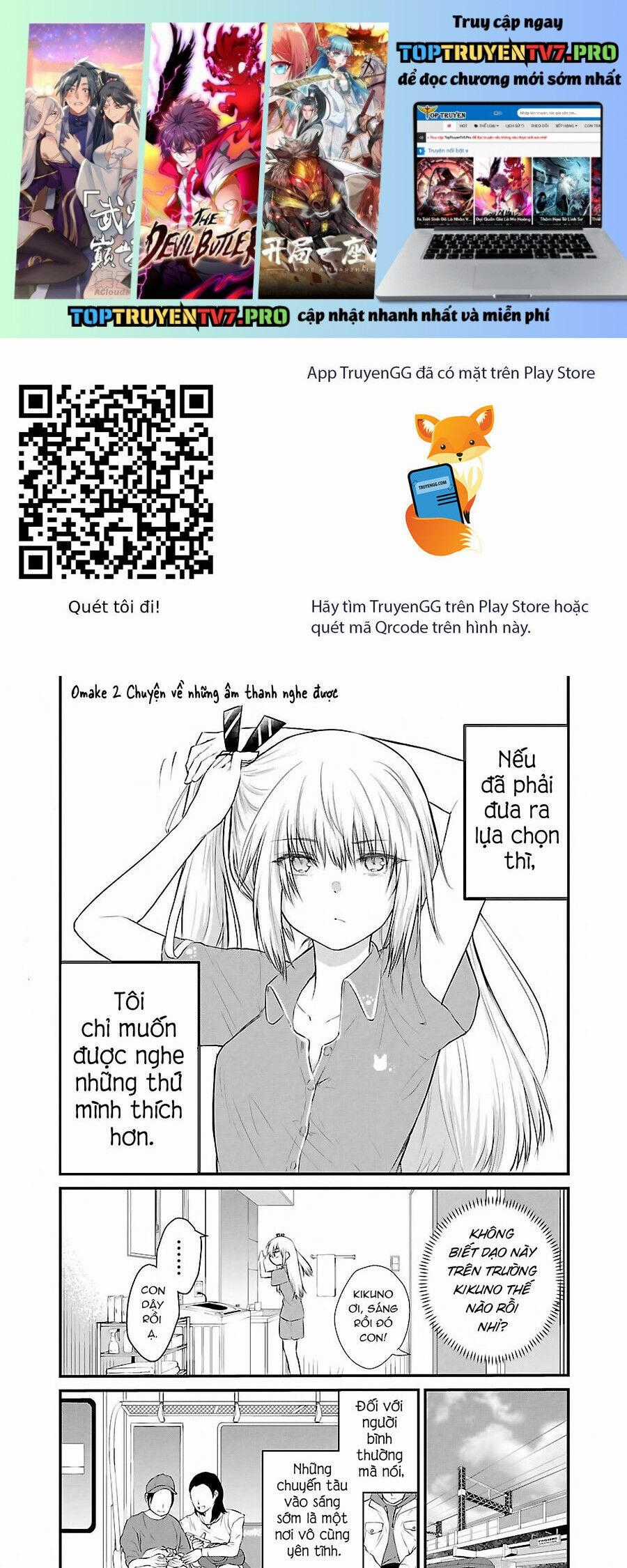 Koe Ga Dasenai Shoujo Wa "Kanojo Ga Yasashisugiru" To Omotte Iru Chương 40.2 trang 1
