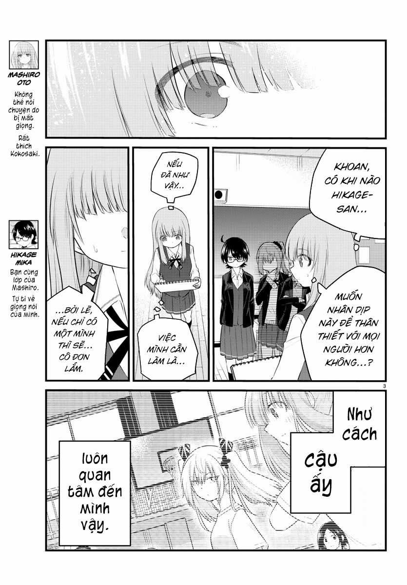 Koe Ga Dasenai Shoujo Wa "Kanojo Ga Yasashisugiru" To Omotte Iru Chương 47 trang 2