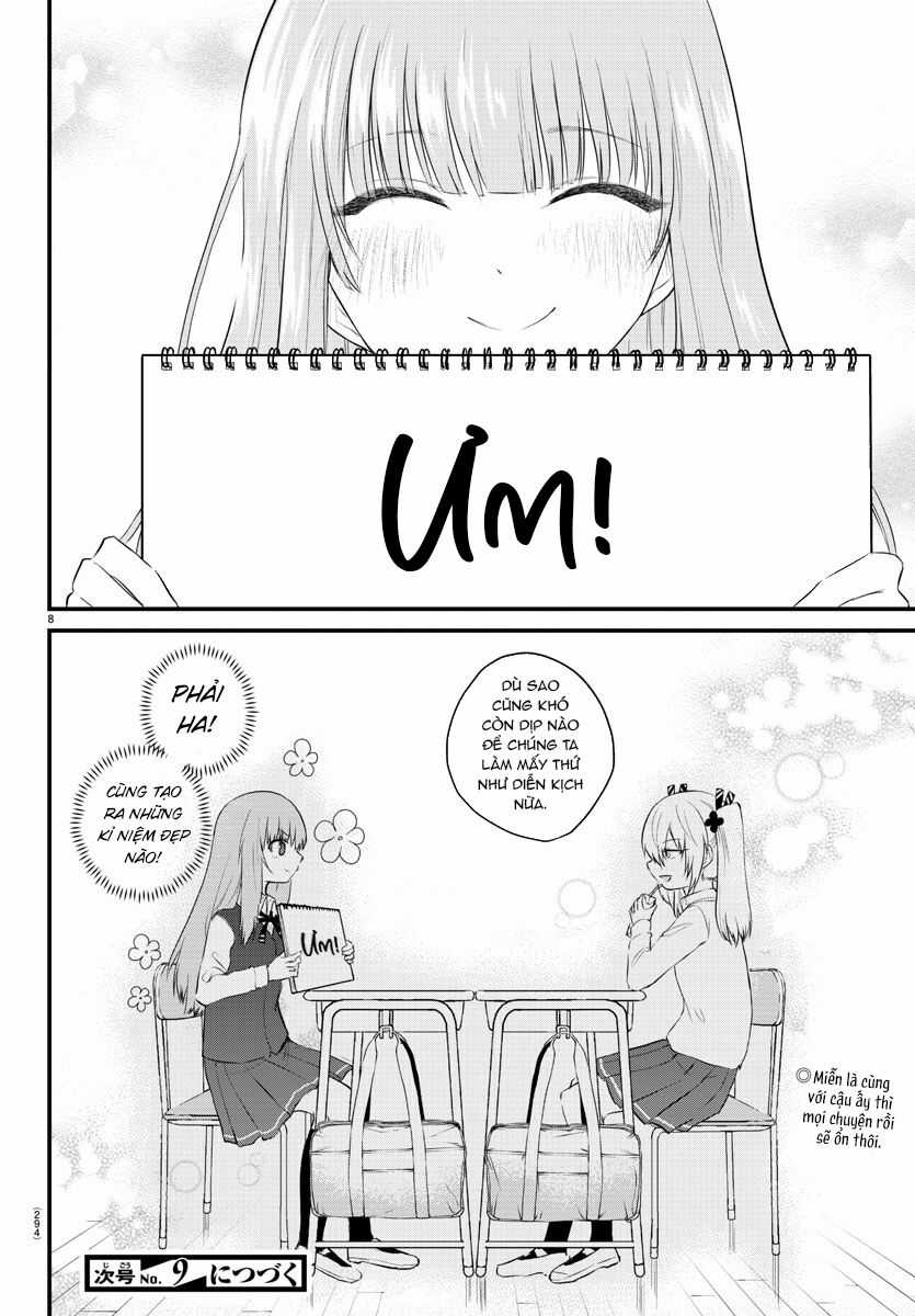 Koe Ga Dasenai Shoujo Wa "Kanojo Ga Yasashisugiru" To Omotte Iru Chương 48 trang 6