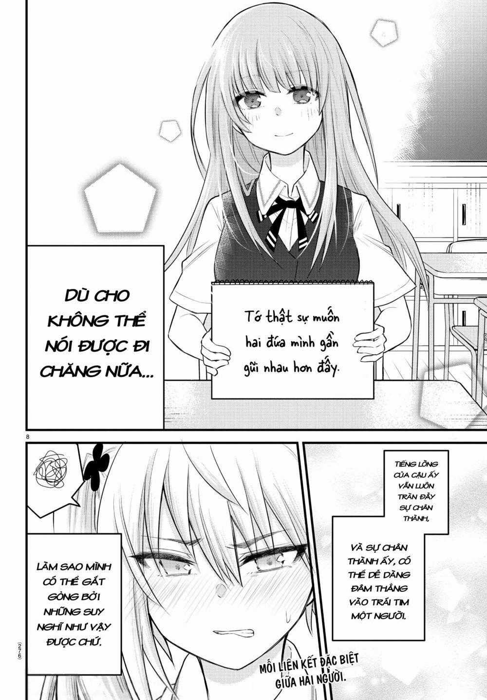 Koe Ga Dasenai Shoujo Wa "Kanojo Ga Yasashisugiru" To Omotte Iru Chương 6 trang 8