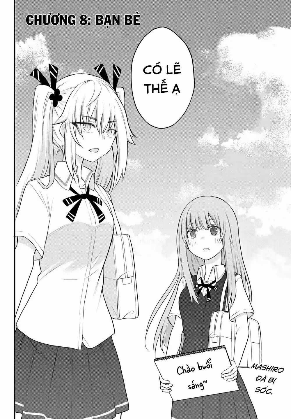 Koe Ga Dasenai Shoujo Wa "Kanojo Ga Yasashisugiru" To Omotte Iru Chương 8 trang 2