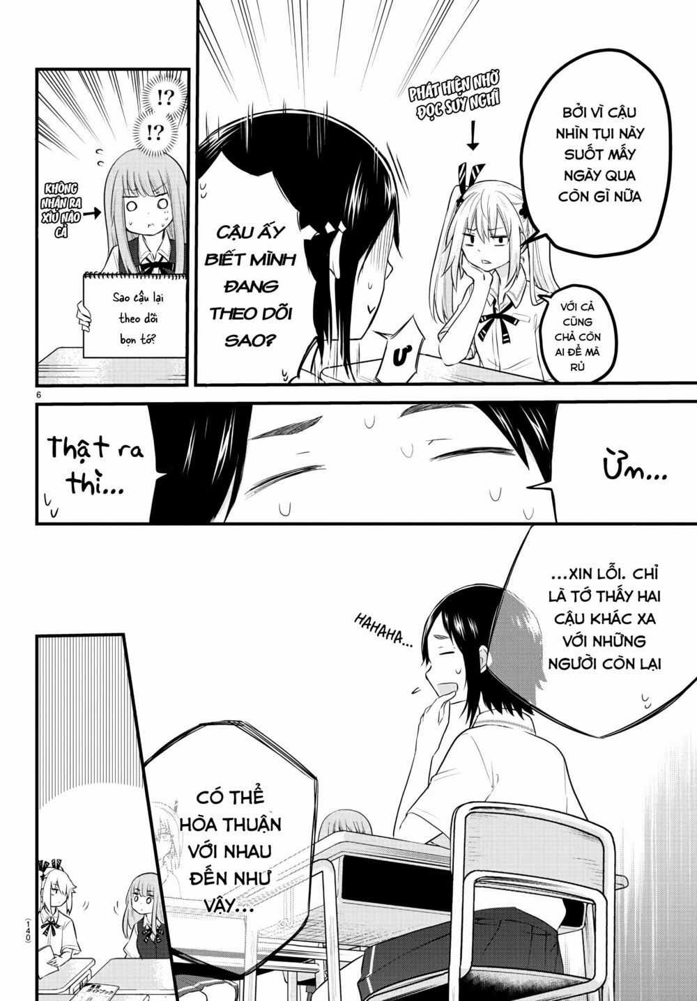 Koe Ga Dasenai Shoujo Wa "Kanojo Ga Yasashisugiru" To Omotte Iru Chương 9 trang 6