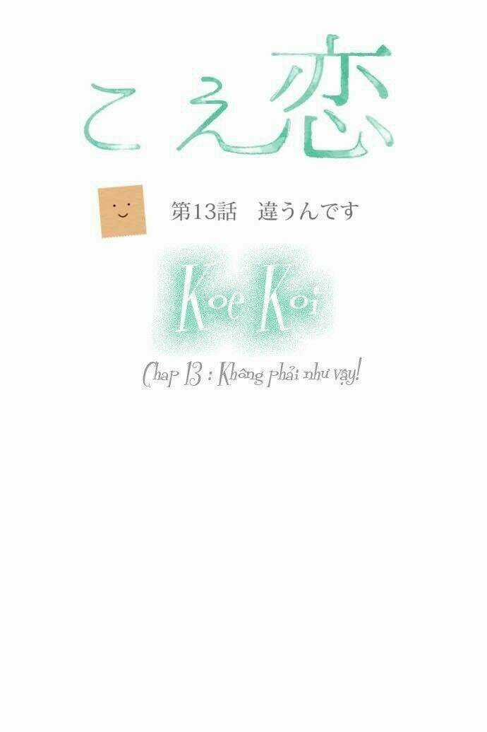 Koe koi Chapter 13 trang 5