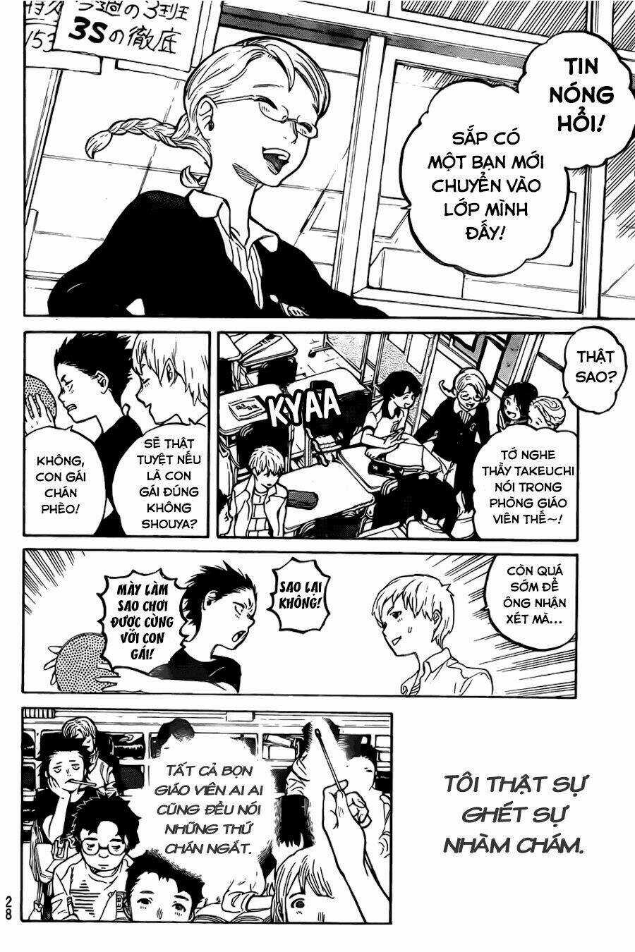 Koe No Katachi Chapter 1 trang 18