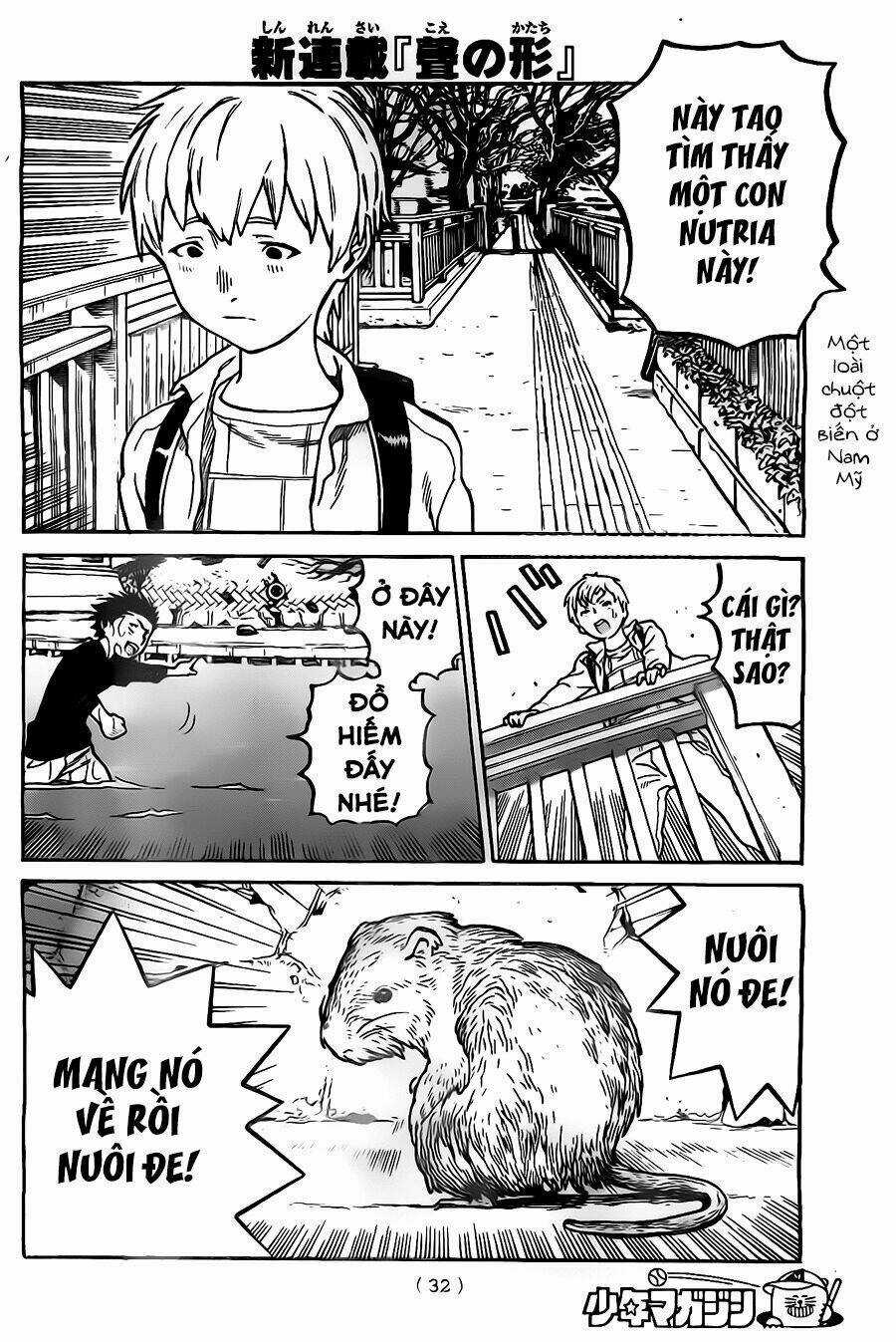 Koe No Katachi Chapter 1 trang 22