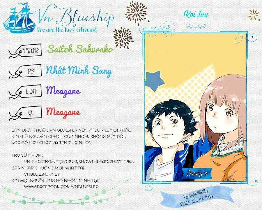 Koi Inu Chapter 11 trang 0
