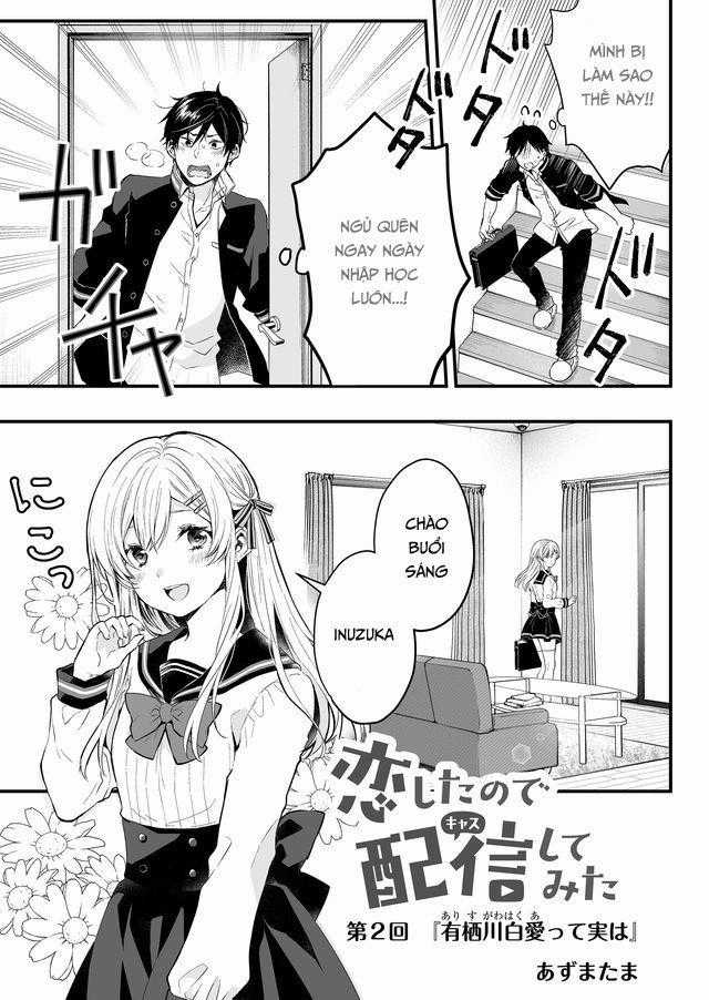 Koi Shita No De, Haishin Shite Mita Chapter 2 trang 0