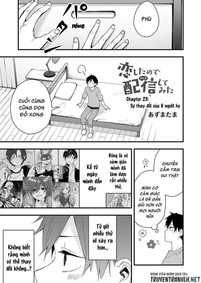 Koi Shita No De, Haishin Shite Mita Chapter 23 trang 1