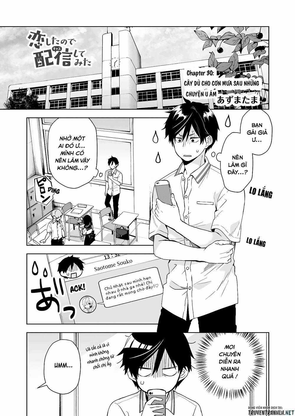 Koi Shita No De, Haishin Shite Mita Chapter 30 trang 1
