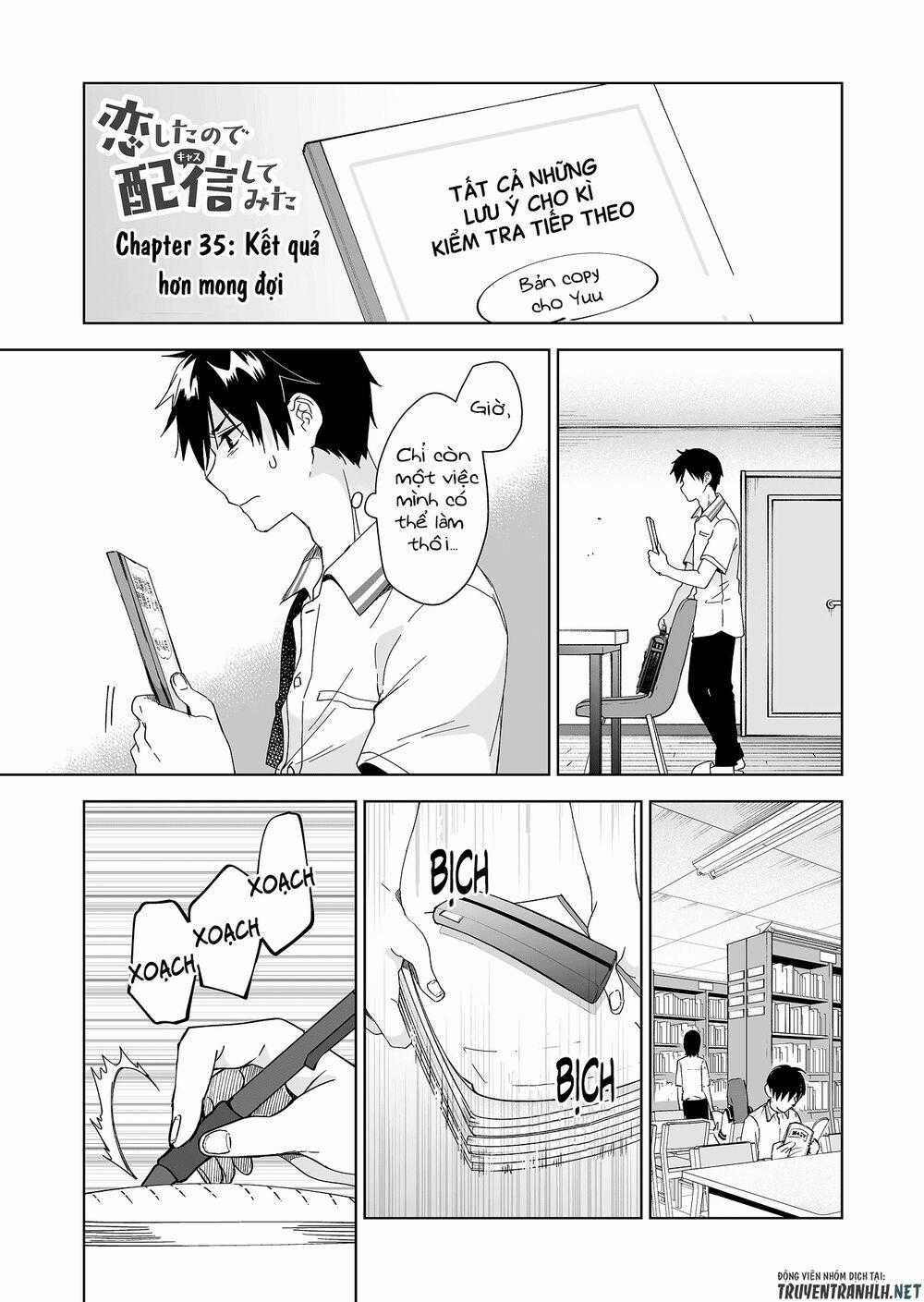 Koi Shita No De, Haishin Shite Mita Chapter 35 trang 0