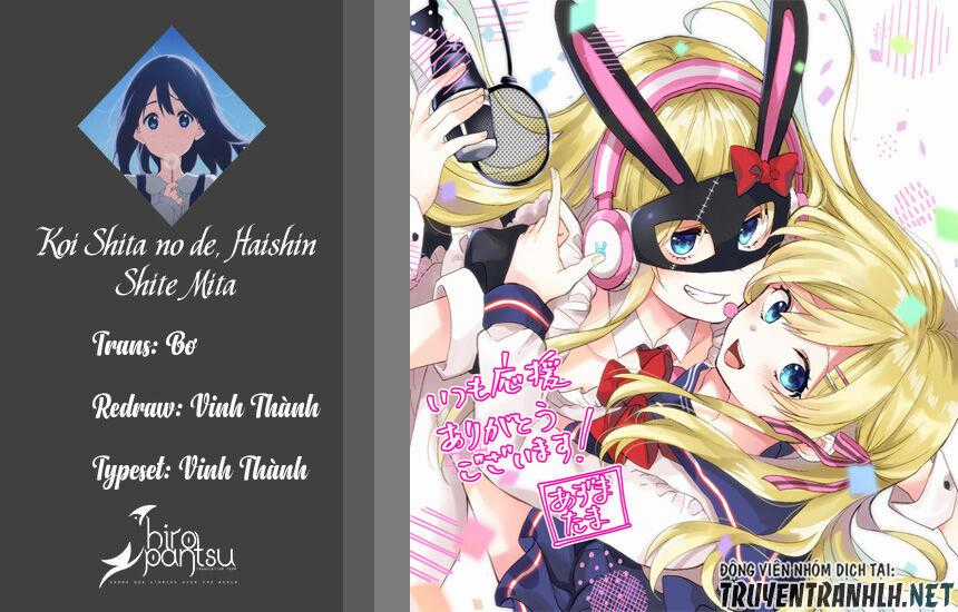 Koi Shita No De, Haishin Shite Mita Chapter 40 trang 0