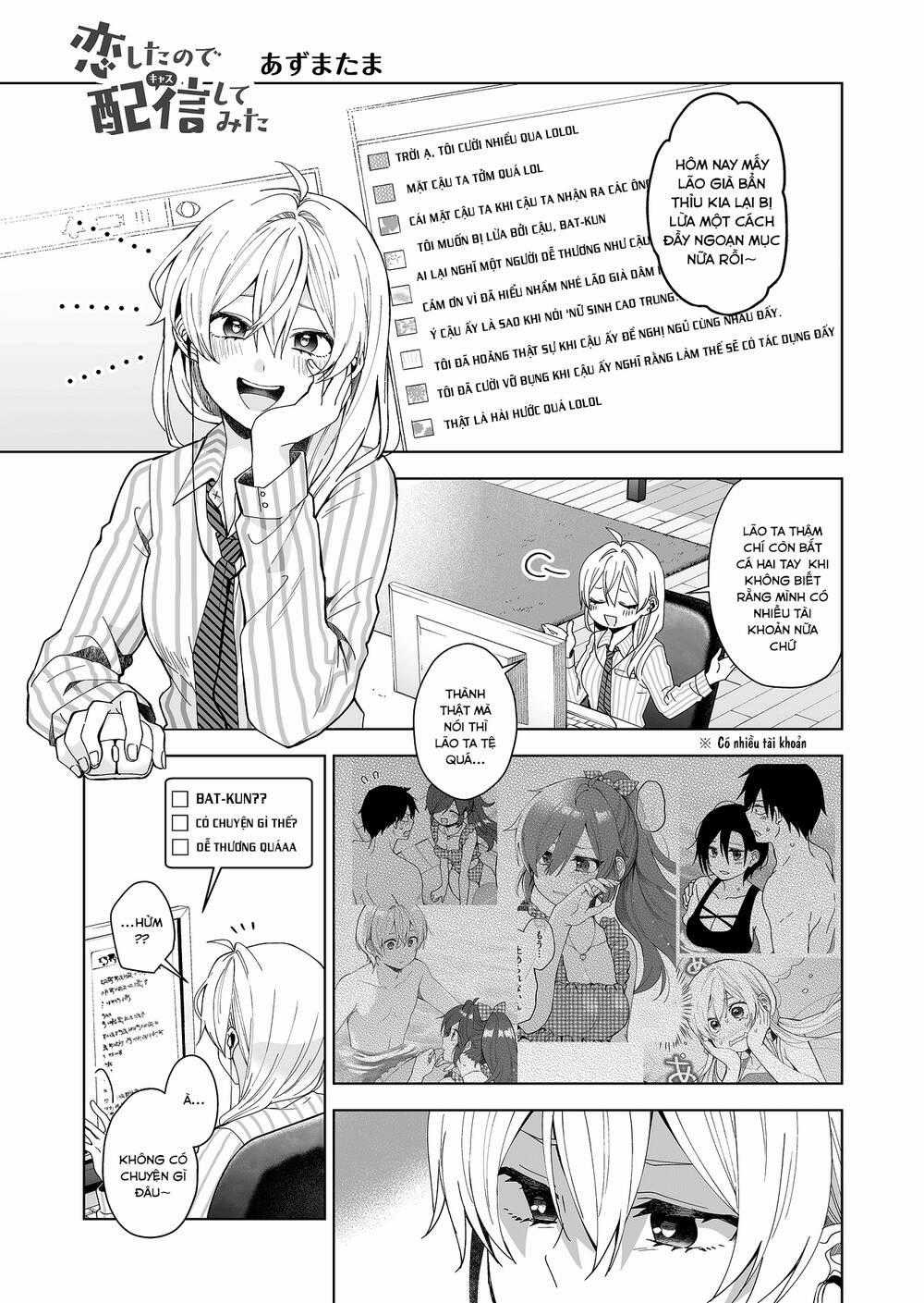 Koi Shita No De, Haishin Shite Mita Chapter 42 trang 1