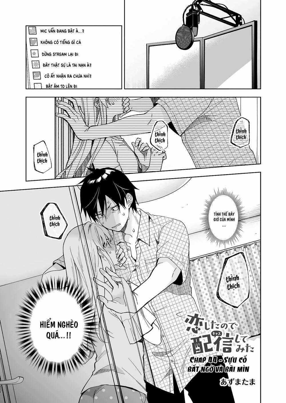 Koi Shita No De, Haishin Shite Mita Chapter 44 trang 1
