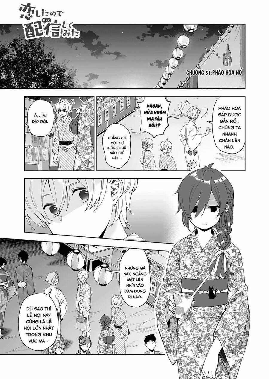 Koi Shita No De, Haishin Shite Mita Chapter 51 trang 1