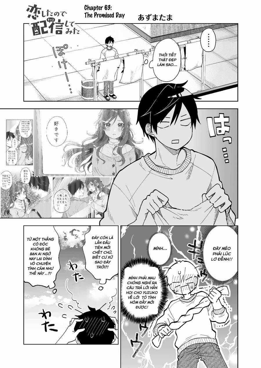 Koi Shita No De, Haishin Shite Mita Chapter 63 trang 0