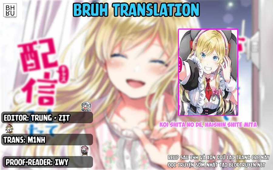 Koi Shita No De, Haishin Shite Mita Chapter 65 trang 1