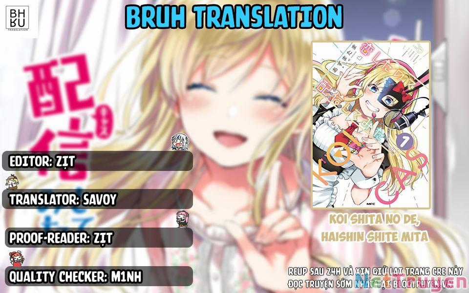 Koi Shita No De, Haishin Shite Mita Chapter 69 trang 1
