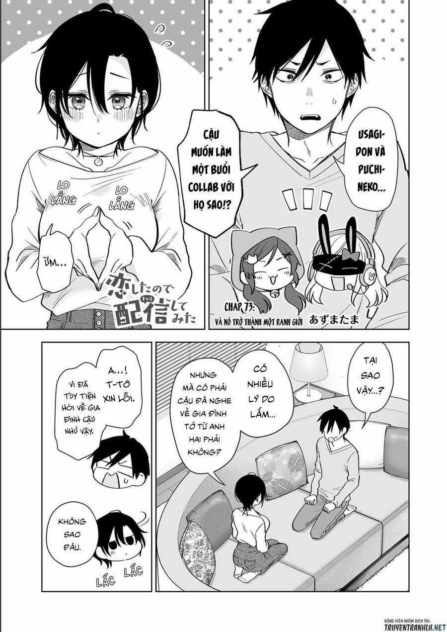 Koi Shita No De, Haishin Shite Mita Chapter 73 trang 1