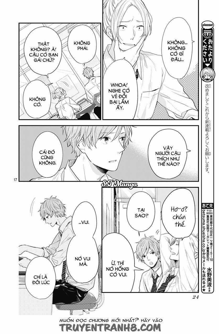 Koi Wo Shiranai Bokutachi Wa Chapter 1 trang 17