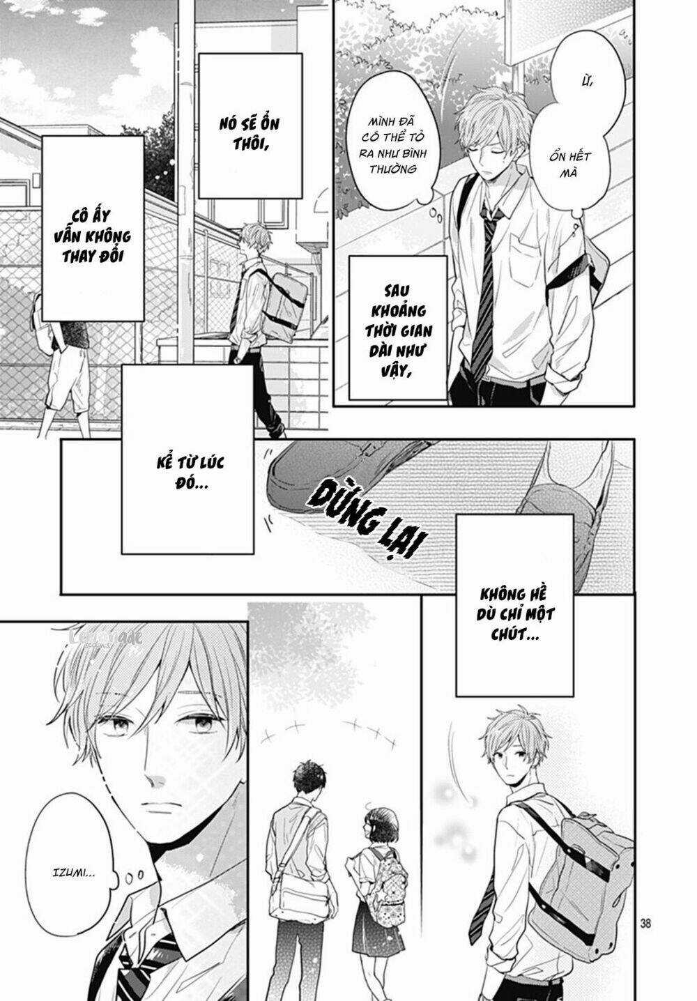 Koi Wo Shiranai Bokutachi Wa Chapter 8 trang 38