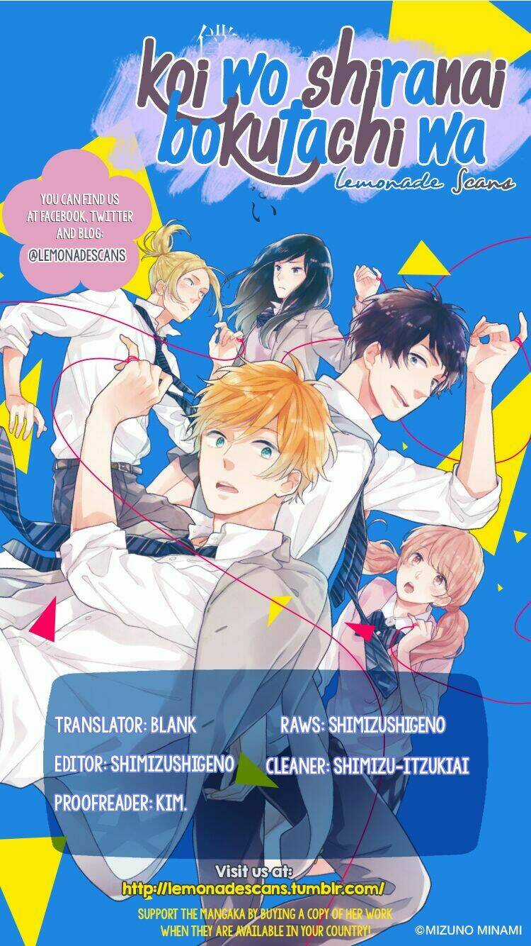 Koi Wo Shiranai Bokutachi Wa Chapter 9 trang 2