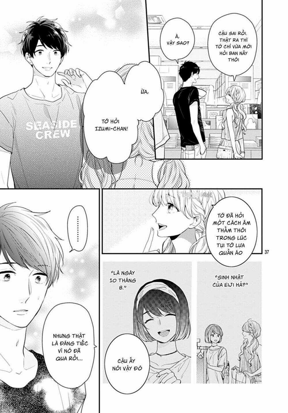 Koi Wo Shiranai Bokutachi Wa Chapter 9 trang 39