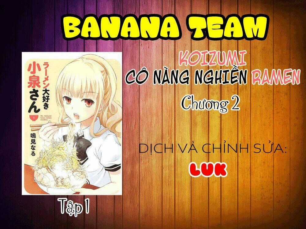 KOIZUMI Chapter 2 trang 0