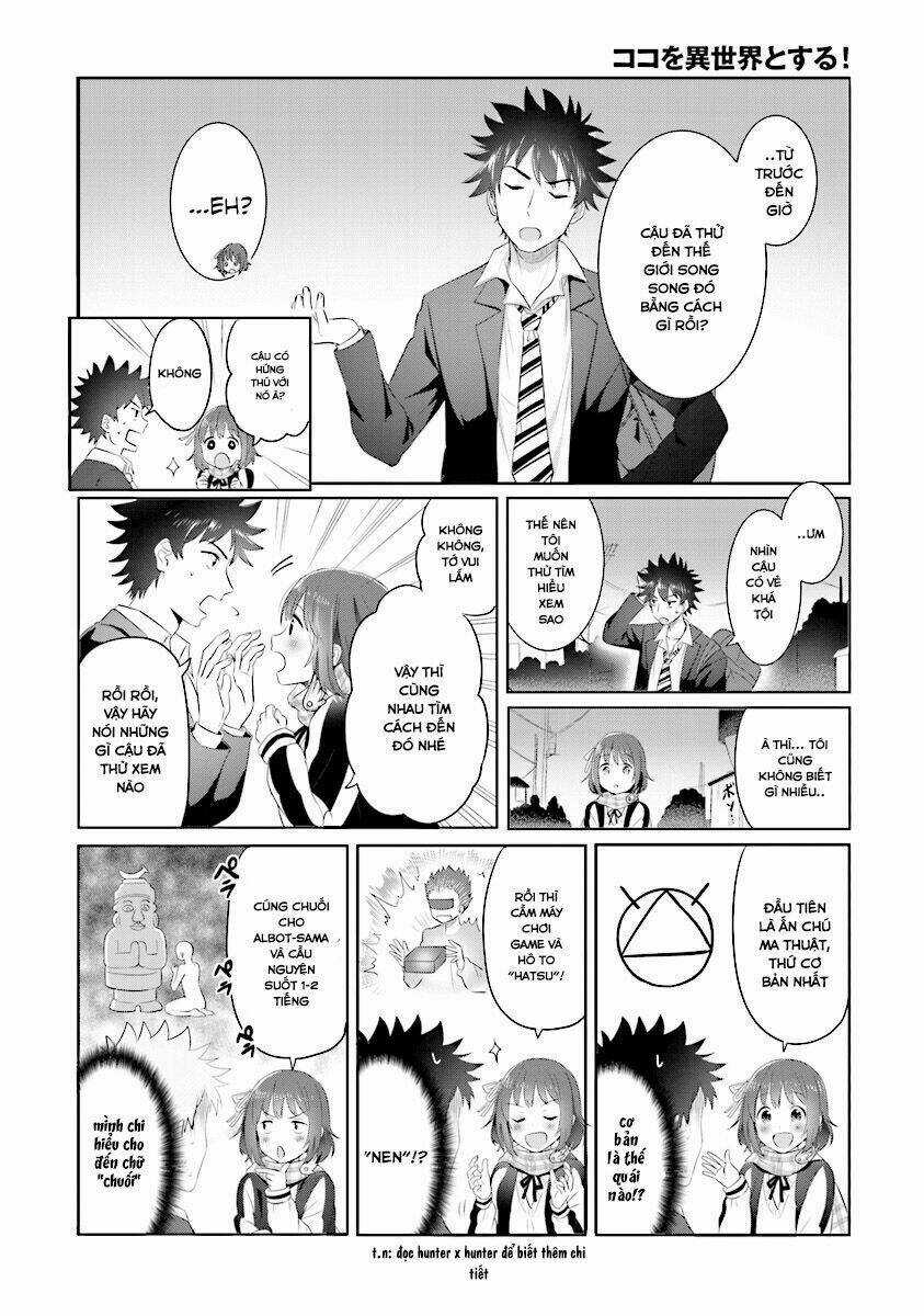 Koko Wo Isekai To Suru! Chapter 1.2 trang 20