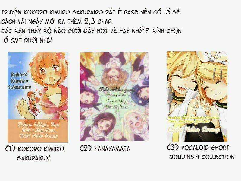 Kokoro Kimiiro Sakurairo Chapter 5 trang 14