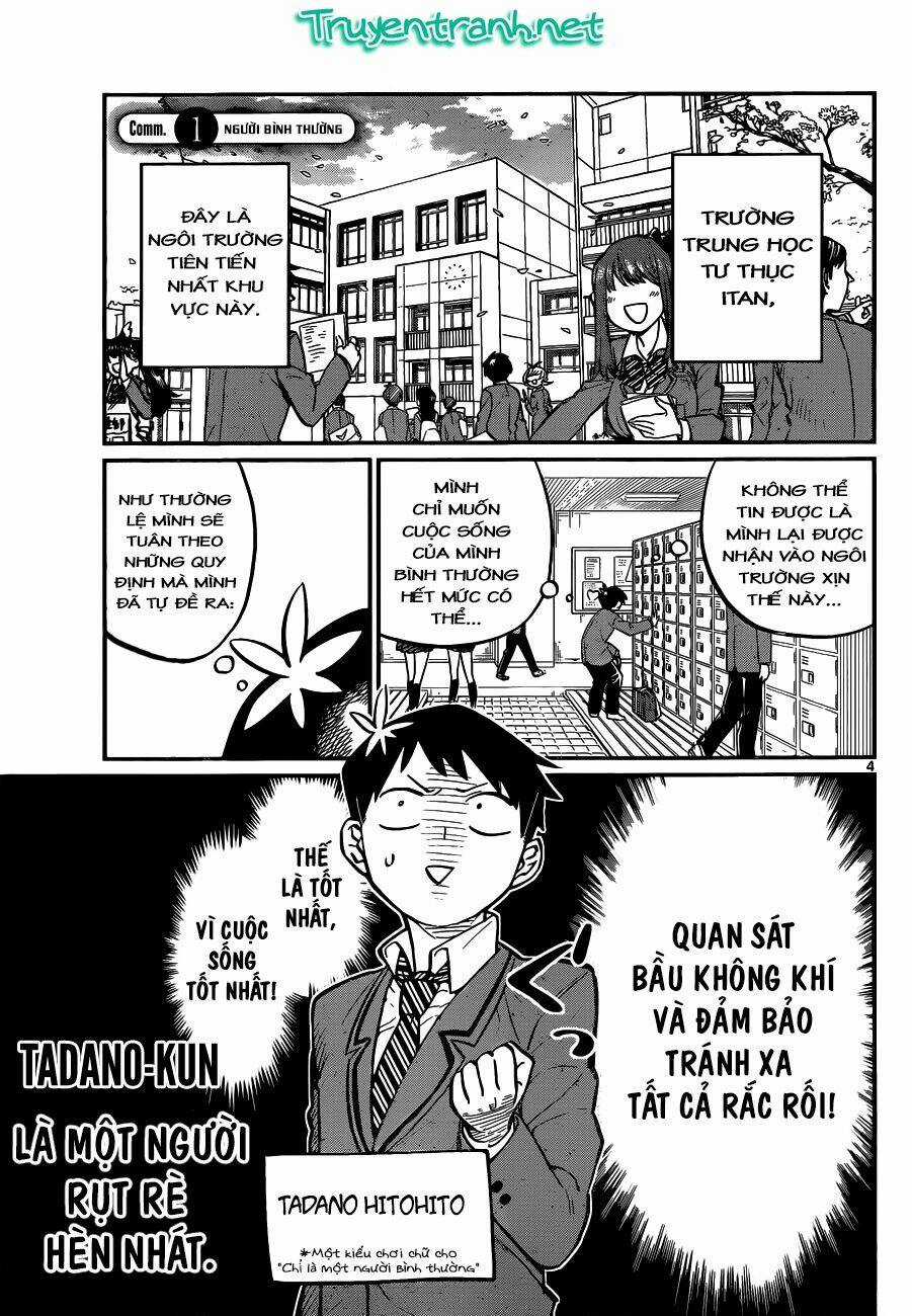 Komi Không Thể Giao Tiếp Chapter 1 trang 3