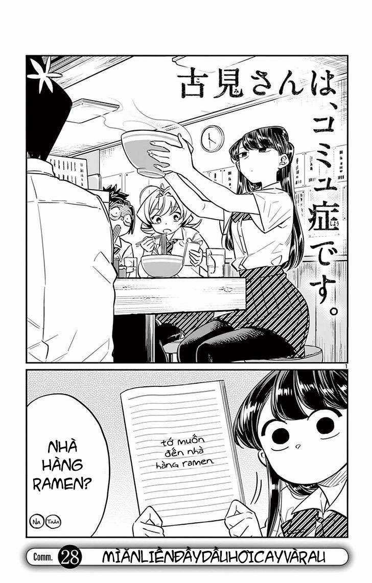 Komi-san wa Komyushou Desu Chapter 28 trang 0